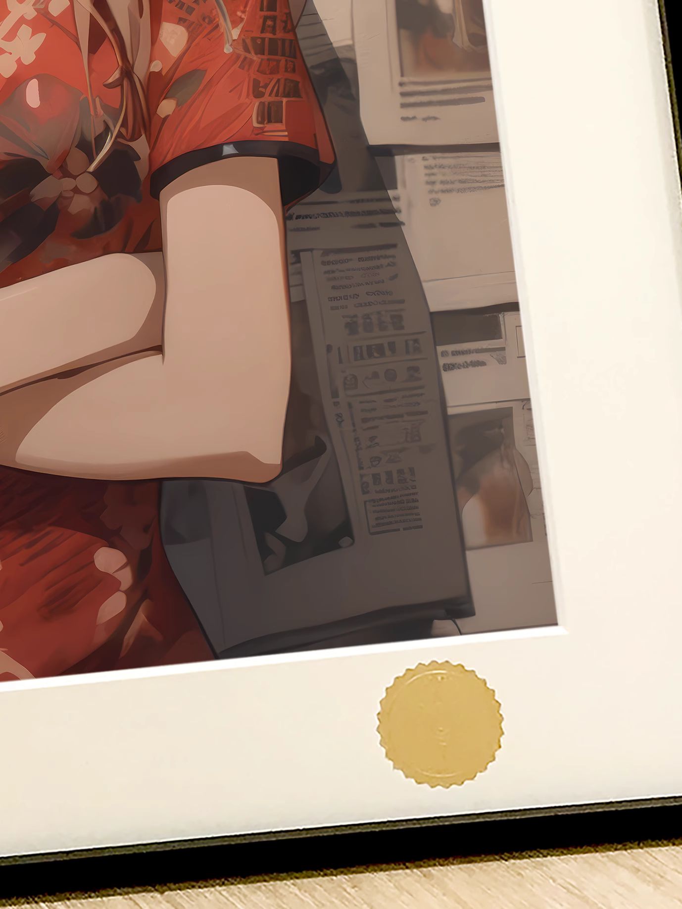 【Pre-sale】Decorative Painting of Cheongsam Asuka Langley Soryu-EVA-XingKong Studio