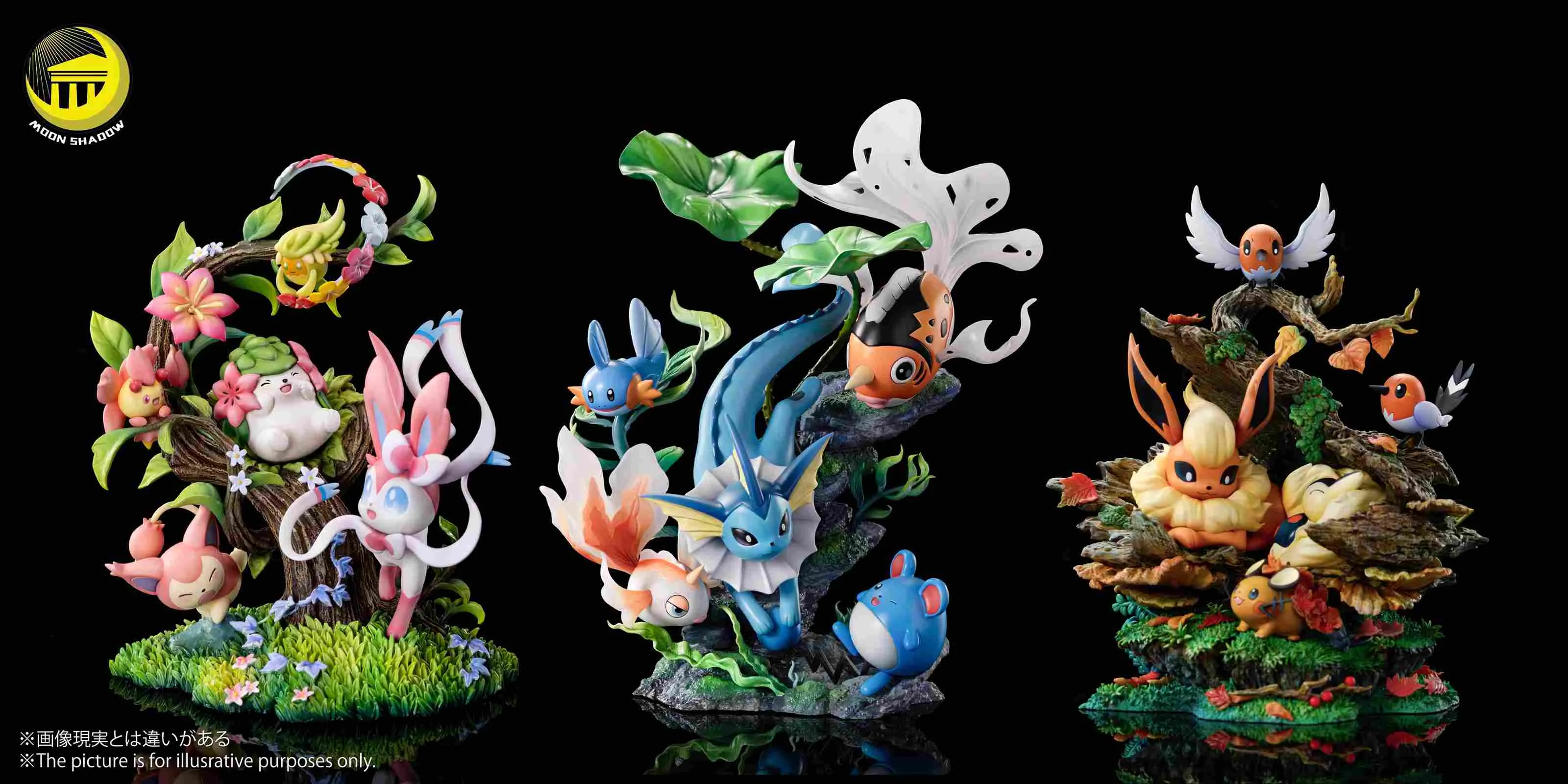 【Pre-sale】Natural Series Flareon & Cyndaquil & Dedenne & Fletchling-Pokemon-Moon Shadow Studios