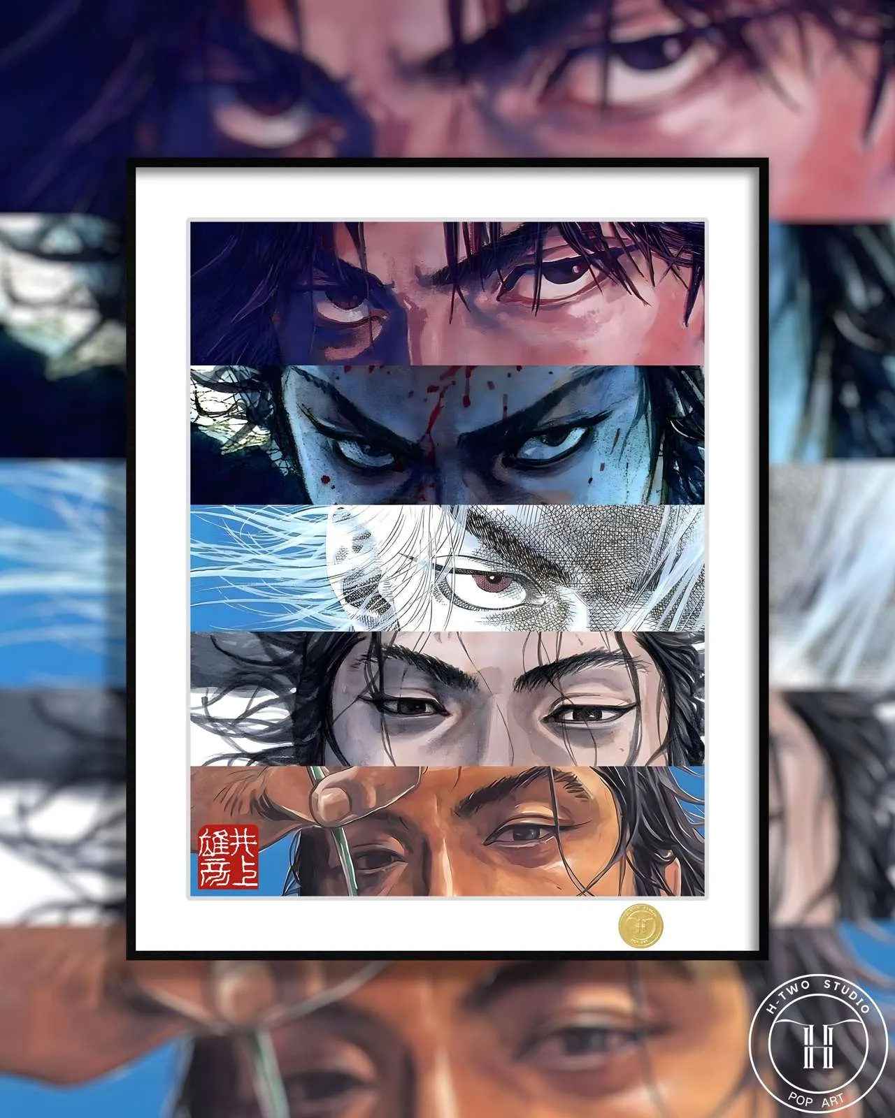 【Pre-sale】Decorative Painting of Protagonists of Vagabond-Vagabond-H2 Studio