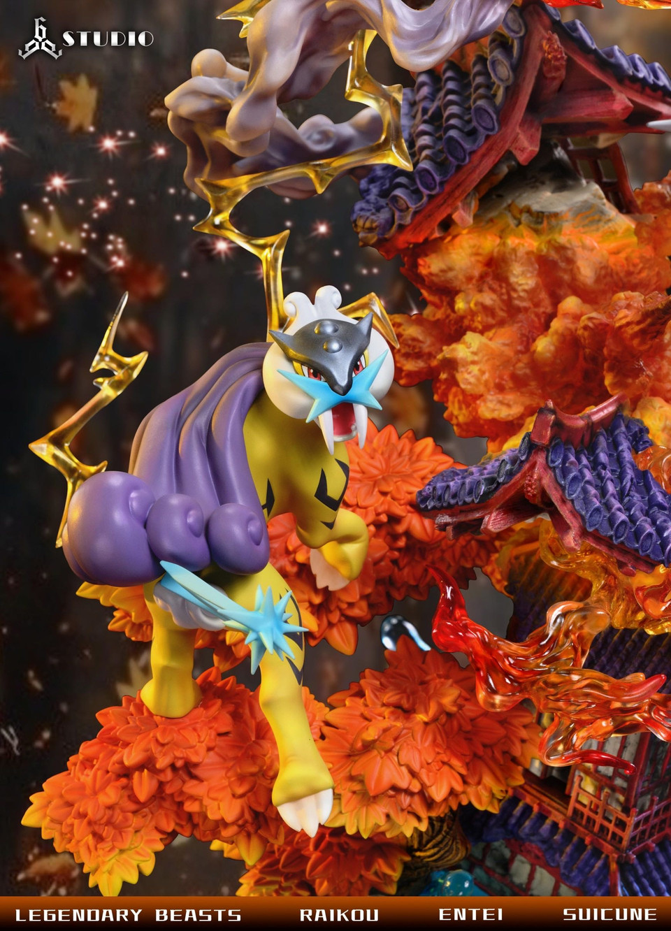 【Sold out】Pokemon Entei & Raikou & Suicune with LED-Pokemon-666 Studio