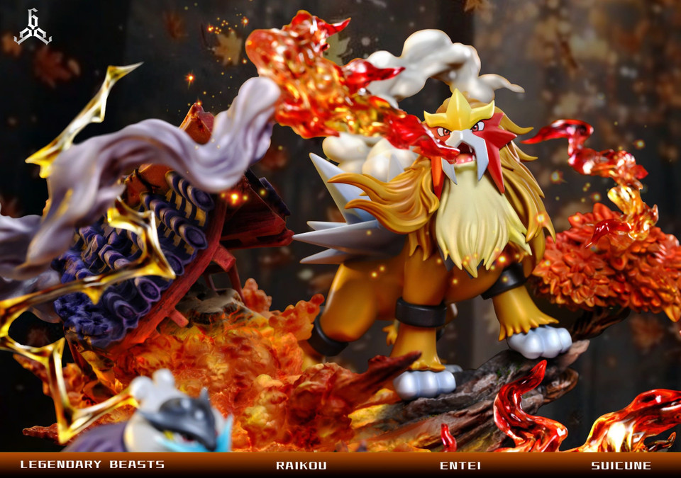 【Sold out】Pokemon Entei & Raikou & Suicune with LED-Pokemon-666 Studio