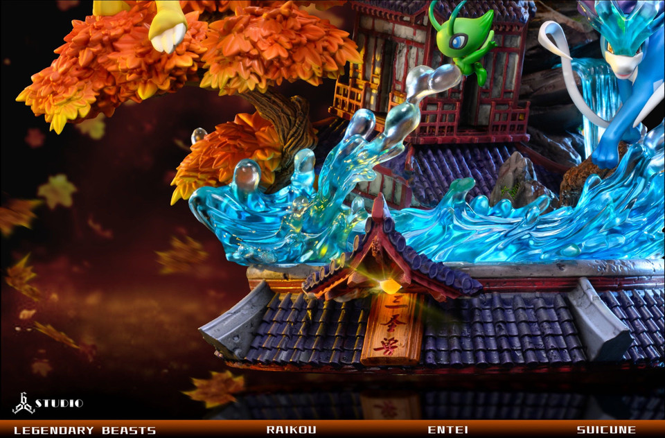 【Sold out】Pokemon Entei & Raikou & Suicune with LED-Pokemon-666 Studio