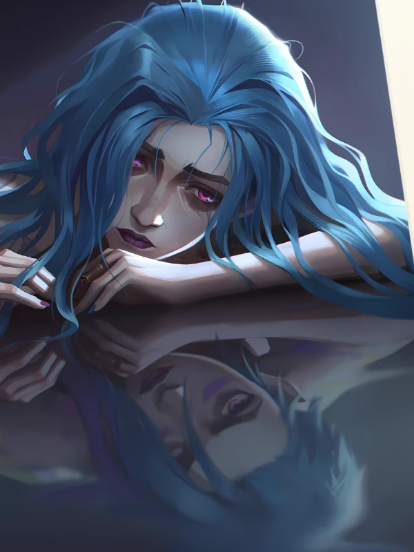 【Pre-sale】Decorative Painting of Sad Arcane Jinx-League of Legends–Xingkong Studio