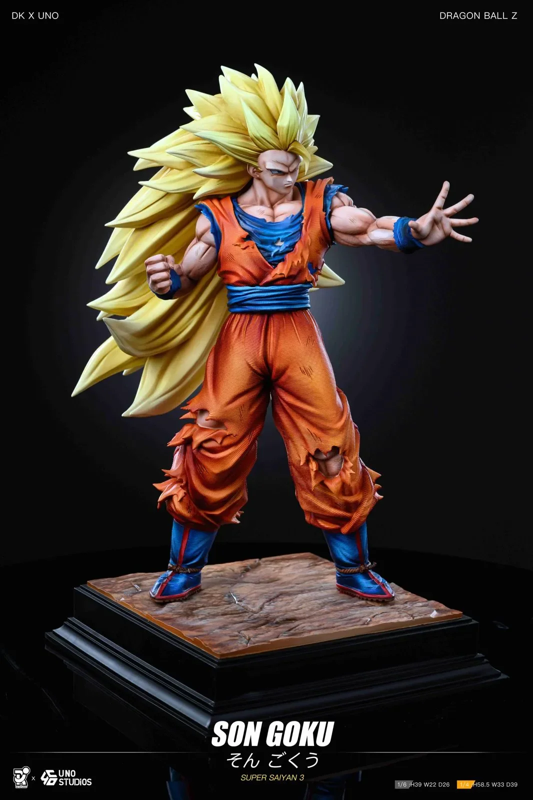 【Pre-sale】1/6 & 1/4 Scale Super Saiyan 3 Son Goku-DK Studio