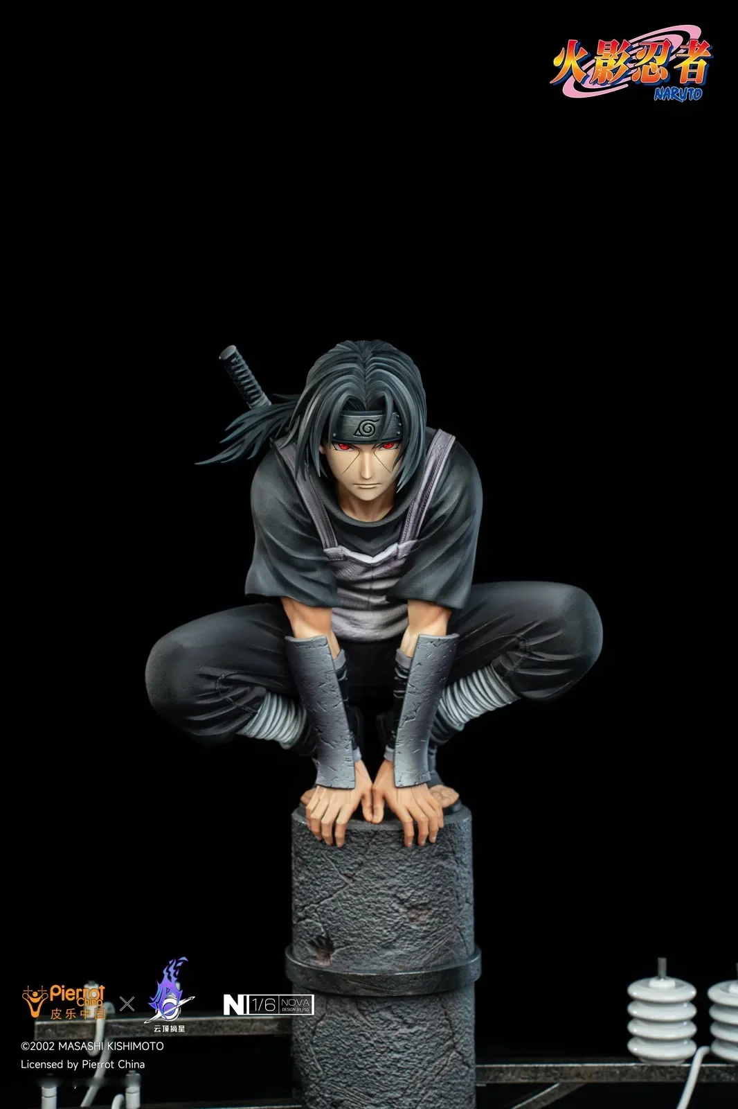 【Sold out】1/6 Scale Nova Series Licensed Anbu Itachi Uchiha with LED-Pickstar Studio