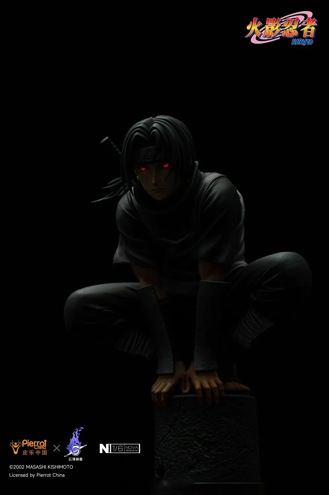 【Sold out】1/6 Scale Nova Series Licensed Anbu Itachi Uchiha with LED-Pickstar Studio