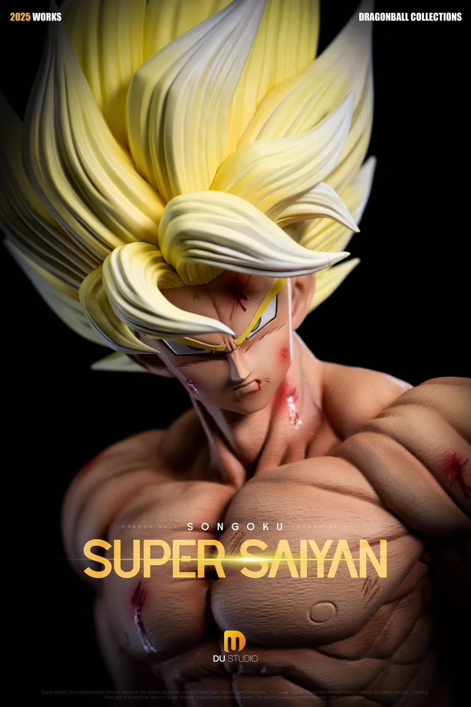 【Pre-sale】1/6 & 1/4 Scale SS Goku with LED-DU Studio