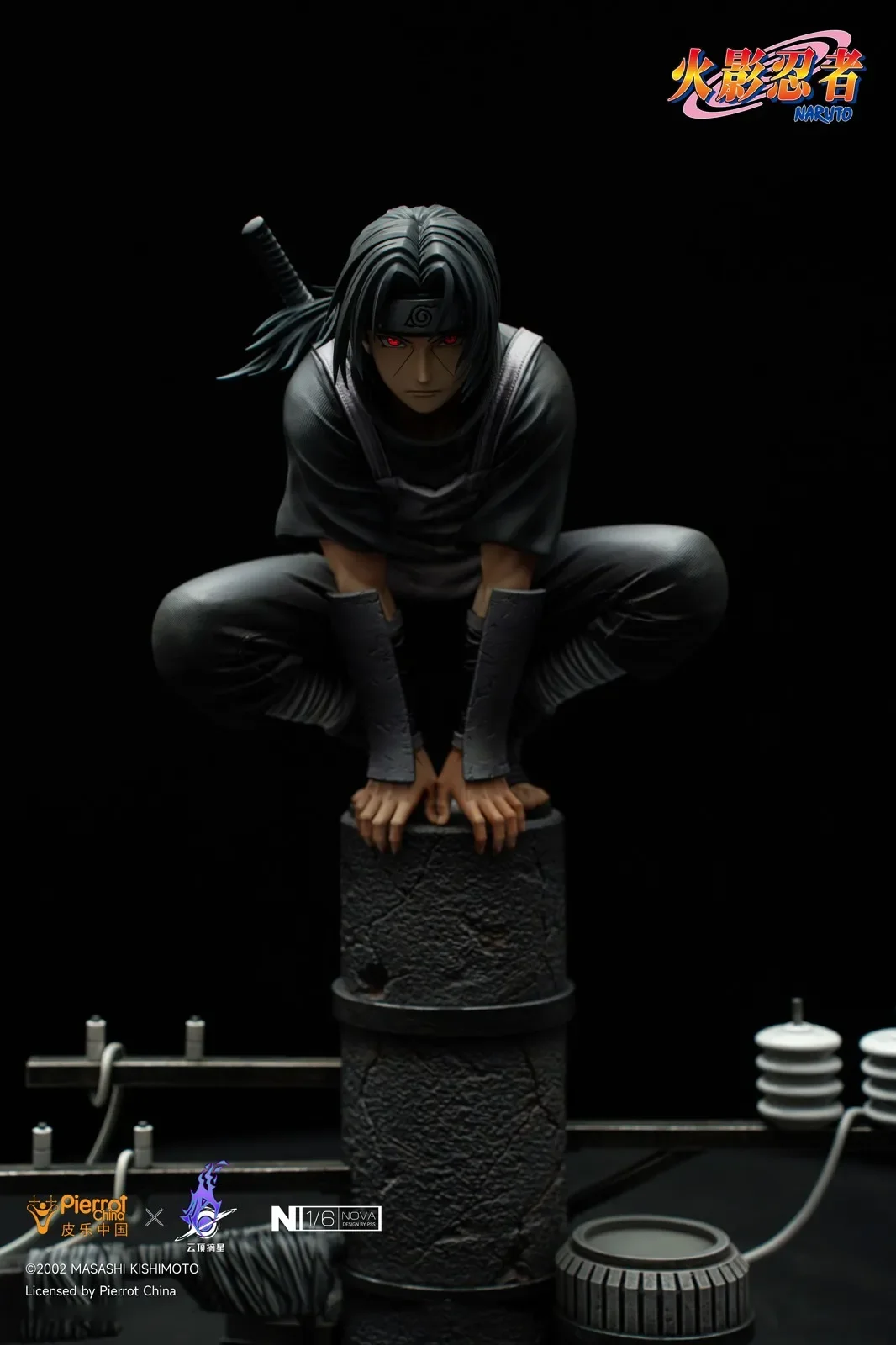 【Sold out】1/6 Scale Nova Series Licensed Anbu Itachi Uchiha with LED-Pickstar Studio