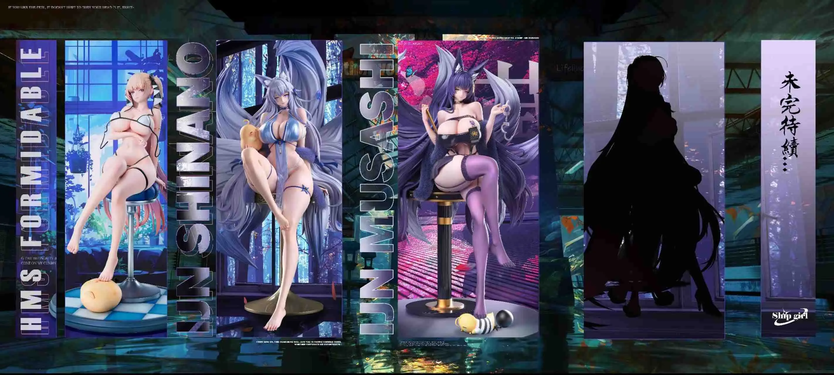 【Sold out】1/6 Scale Musashi-Azur Lane-Ship girl Studio