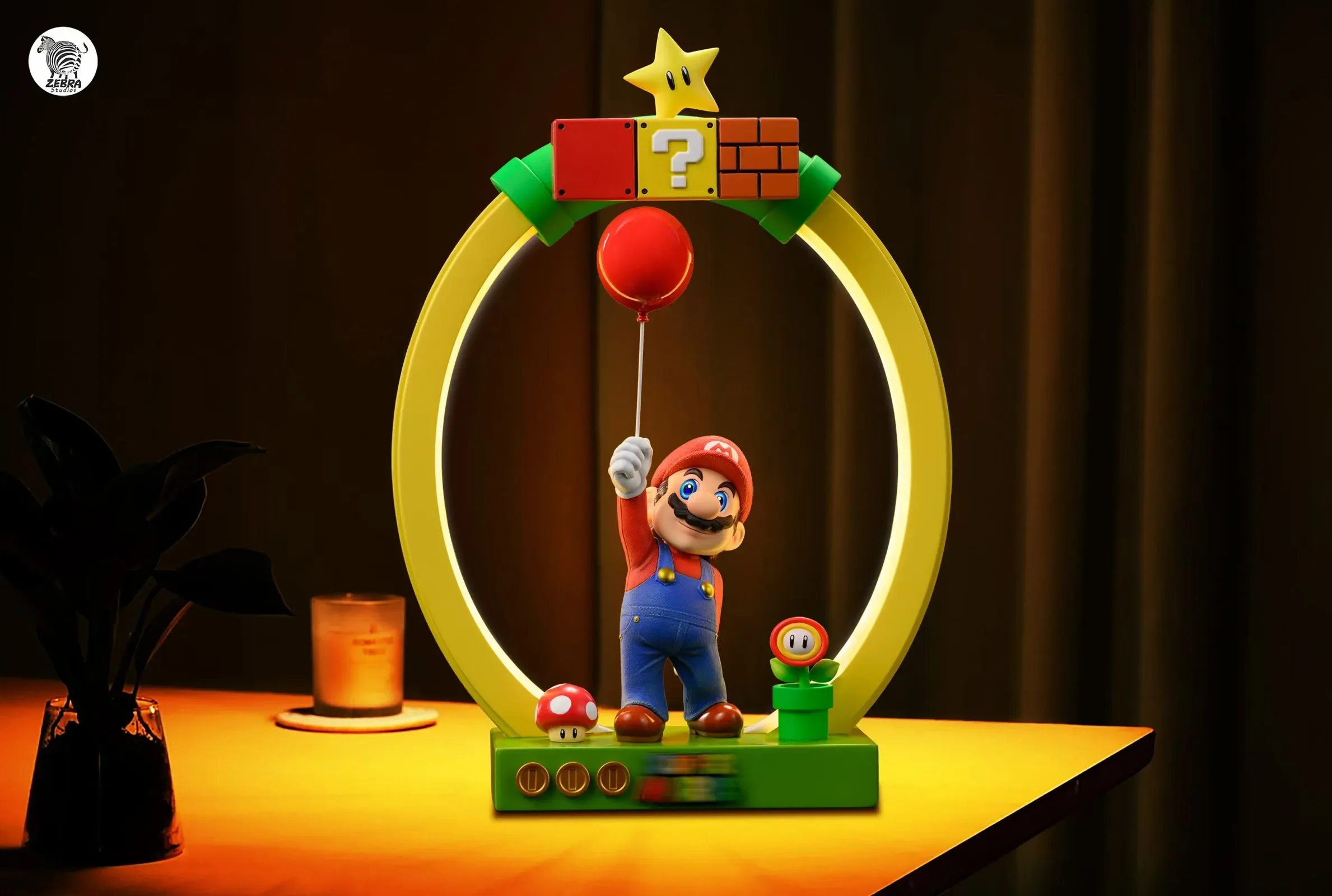 【Sold out】Mario Table Lamp with LED-Super Mario-Zebra Studio