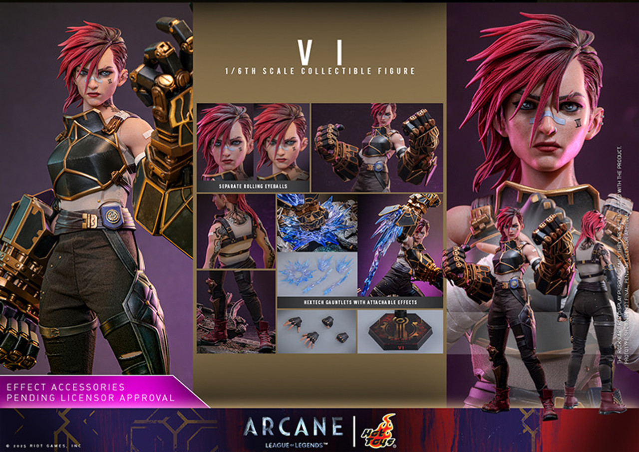 【Pre-sale】1/6 Scale Arcane Season 2 Vi-League of Legends (LOL)-HotToys Studio