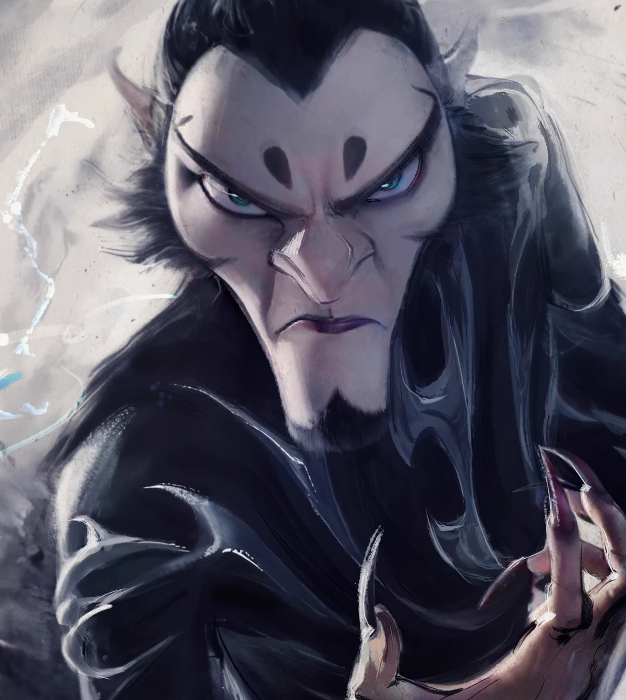 【Pre-sale】Decorative Painting of Shen Gongbao & Ao Guang-Nezha: Demon Child Conquers the Sea-XingKong Studio