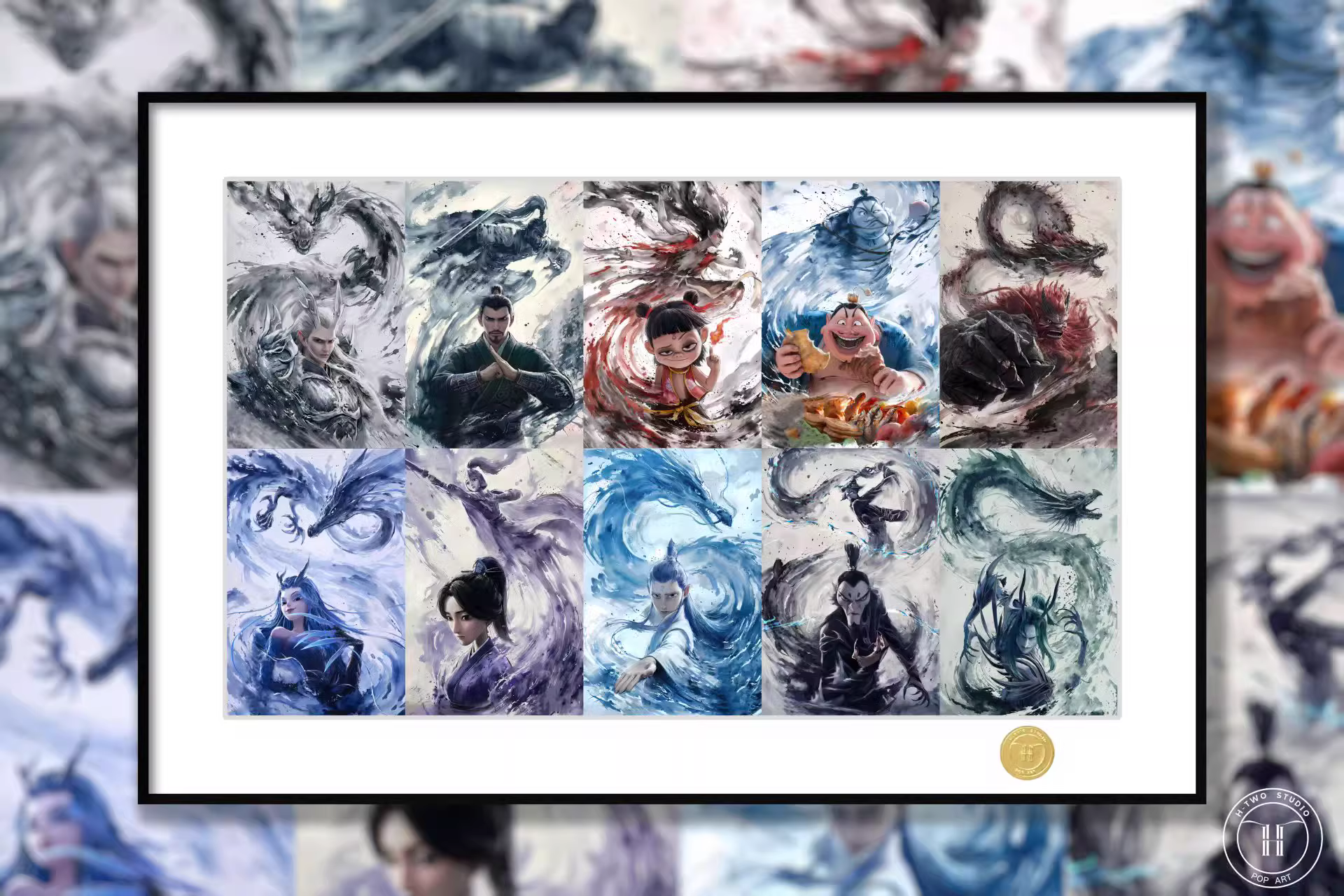 【Pre-sale】Decorative Painting of Characters in Ne Zha 2-H2 Studio
