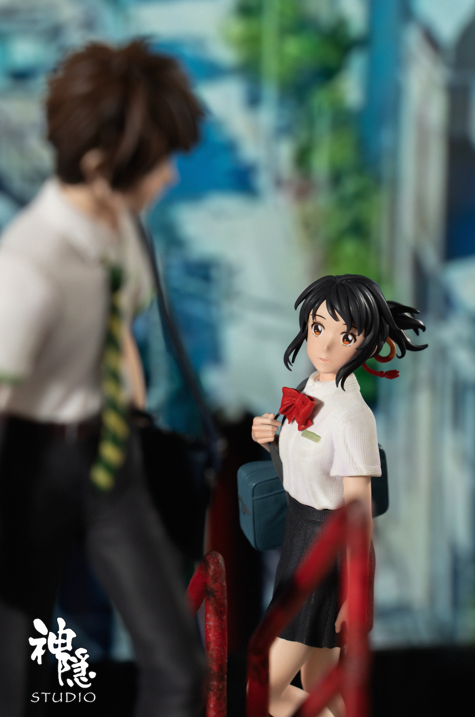 【In stock】Mitsuha Miyamizu & Taki Tachibana with LED-Your Name-ShenYin Studio