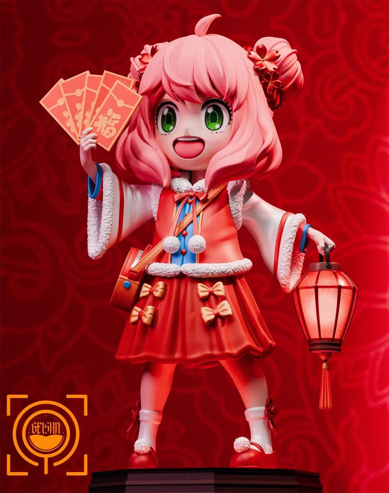 【Pre-sale】1/6 & 1/1 Scale Chinese New Year Blessing Anya Forger with LED-GEISHA Studio