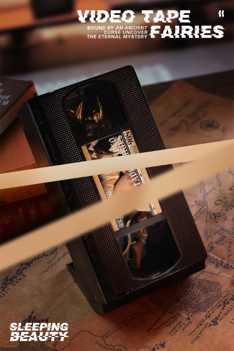 【Sold out】Sleeping Beauty Video Tape Fairies Memory Reel & Golden Deity-Original Design-WeArtDoing Studio