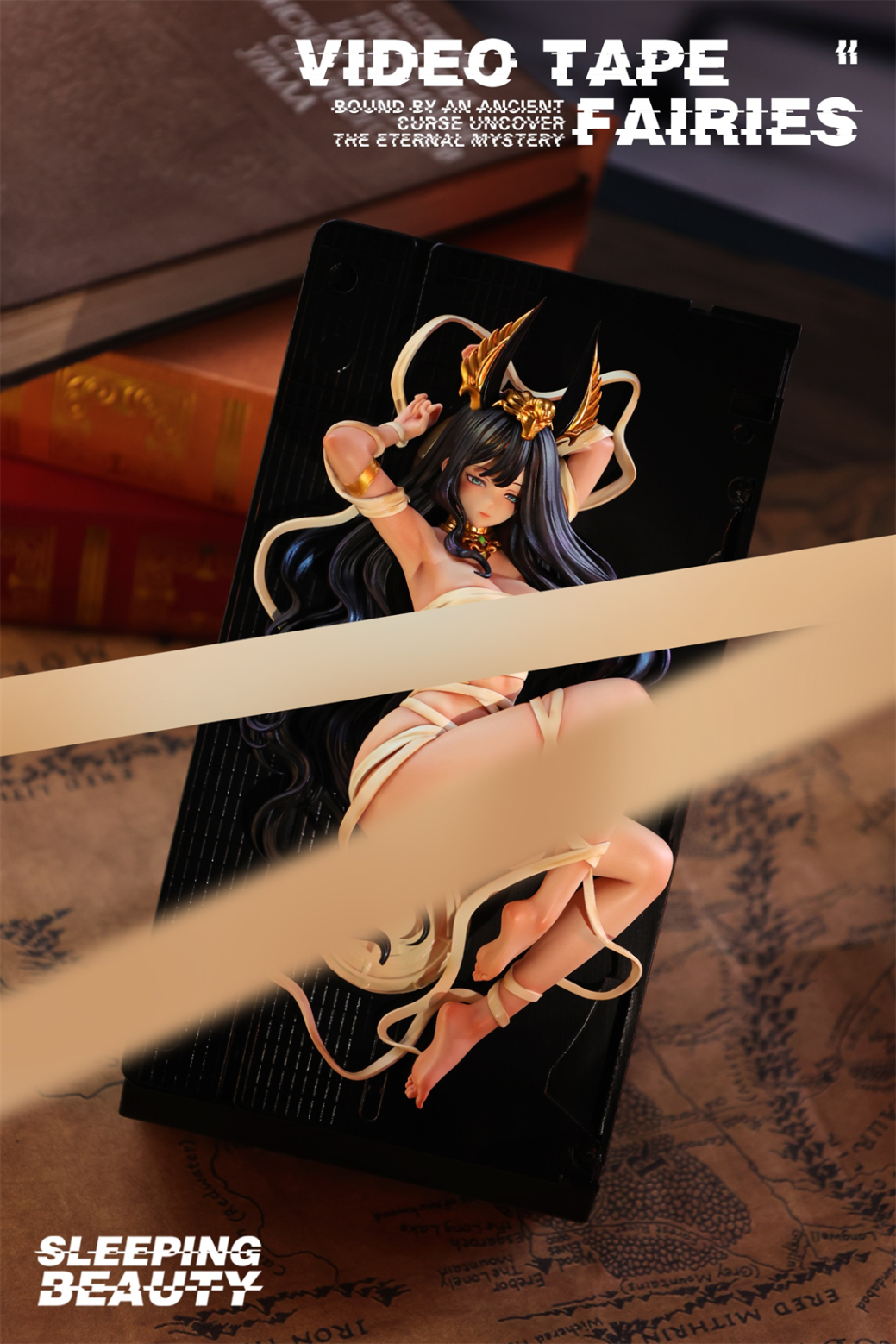 【Sold out】Sleeping Beauty Video Tape Fairies Memory Reel & Golden Deity-Original Design-WeArtDoing Studio