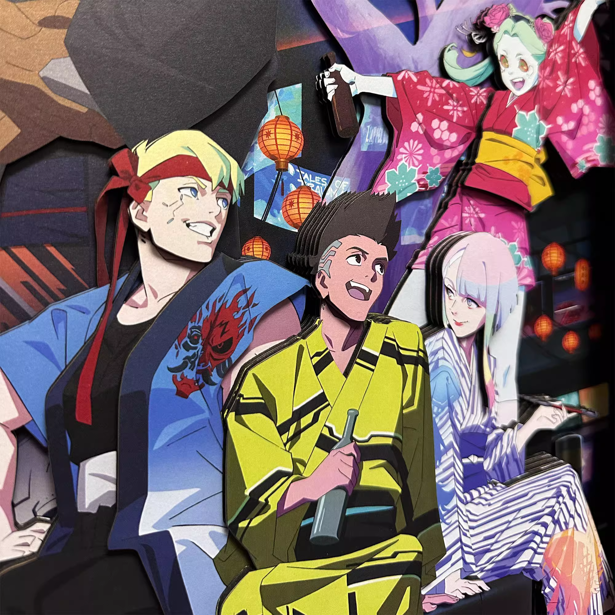 【Pre-sale】Decorative Painting of CYBERPUNK EDGERUNNERS-Auto Panda Studio