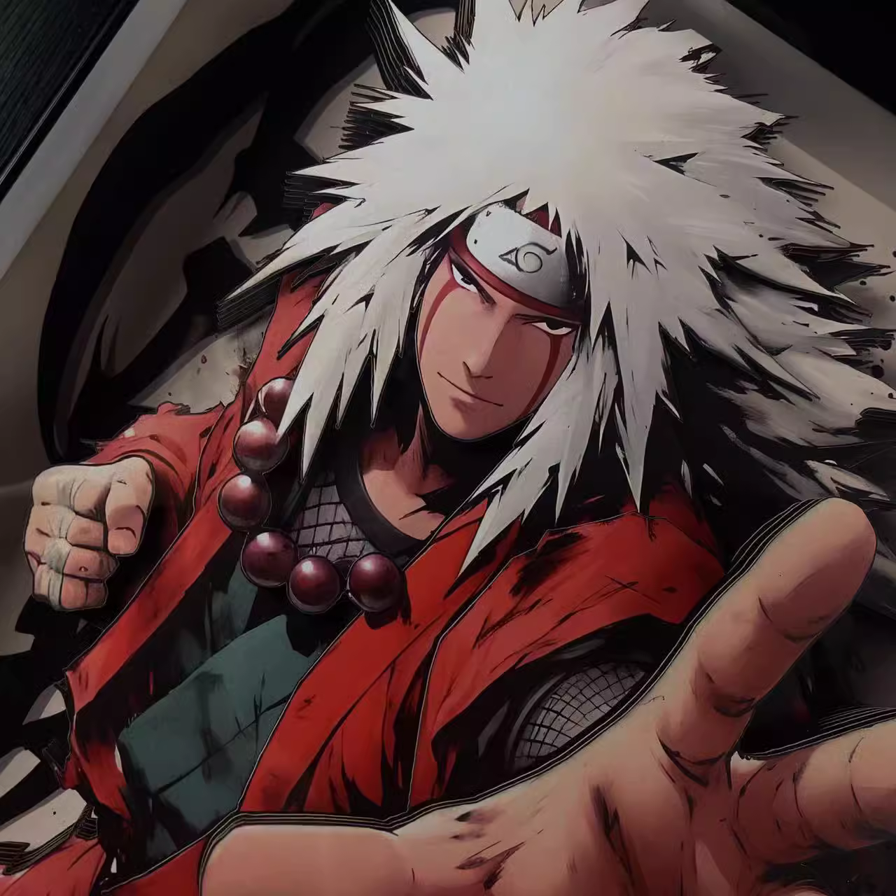 【Pre-sale】KKNM-002 Decorative Painting of Jiraiya-B&W Studio