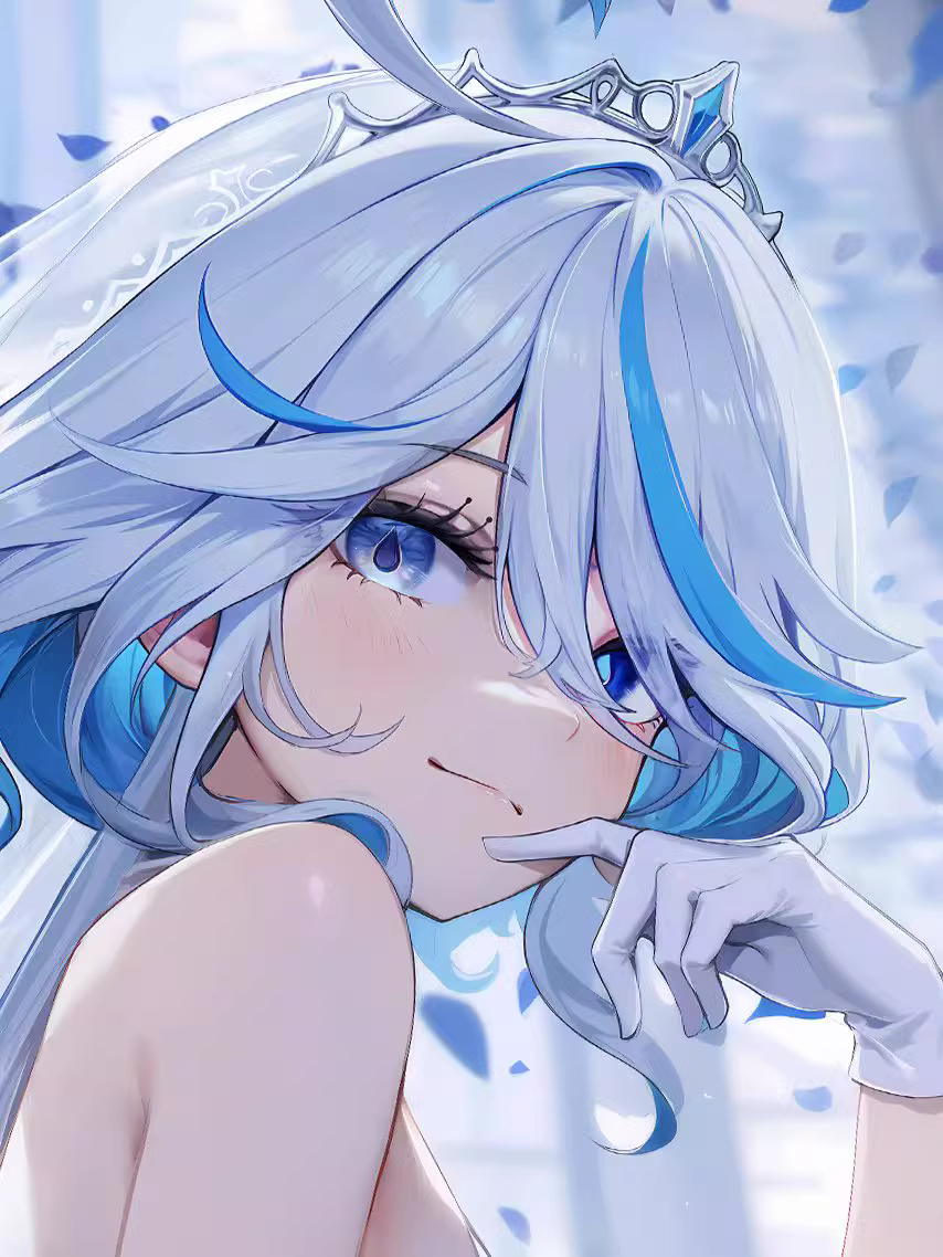 【Pre-sale】Decorative Painting of Wedding Dress Furina-Genshin Impact-XingKong Studio