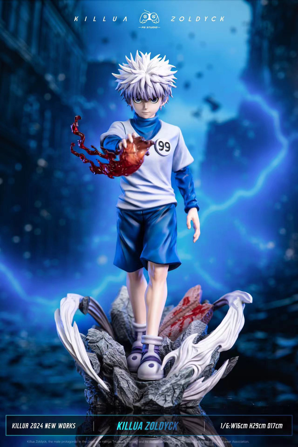 【Pre-sale】1/6 Scale Killua Zoldyck with Heart-HUNTER X HUNTER-PG Studio