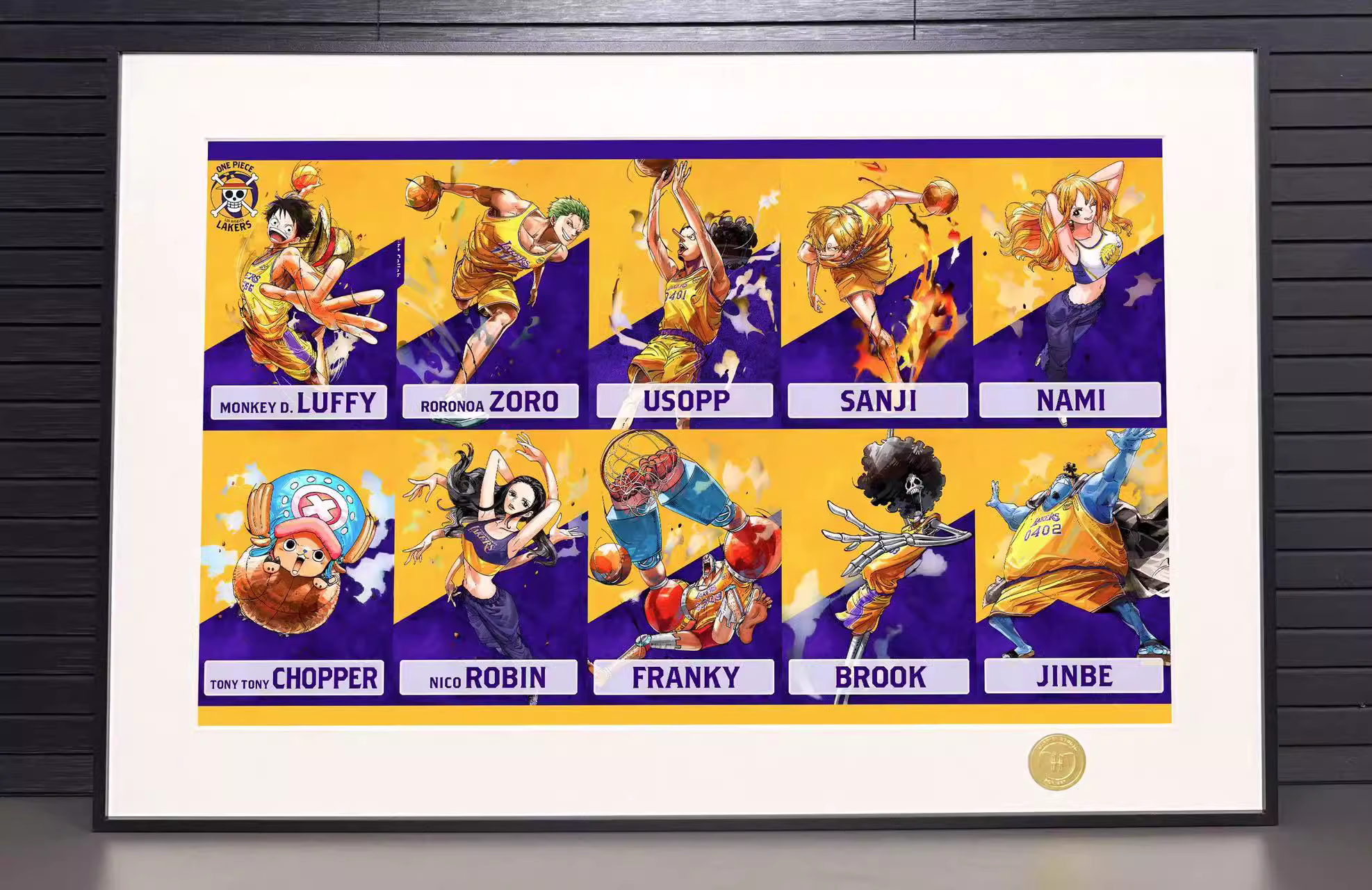 【Pre-sale】Decorative Painting of Basketball The Straw Hats–H2 Studio