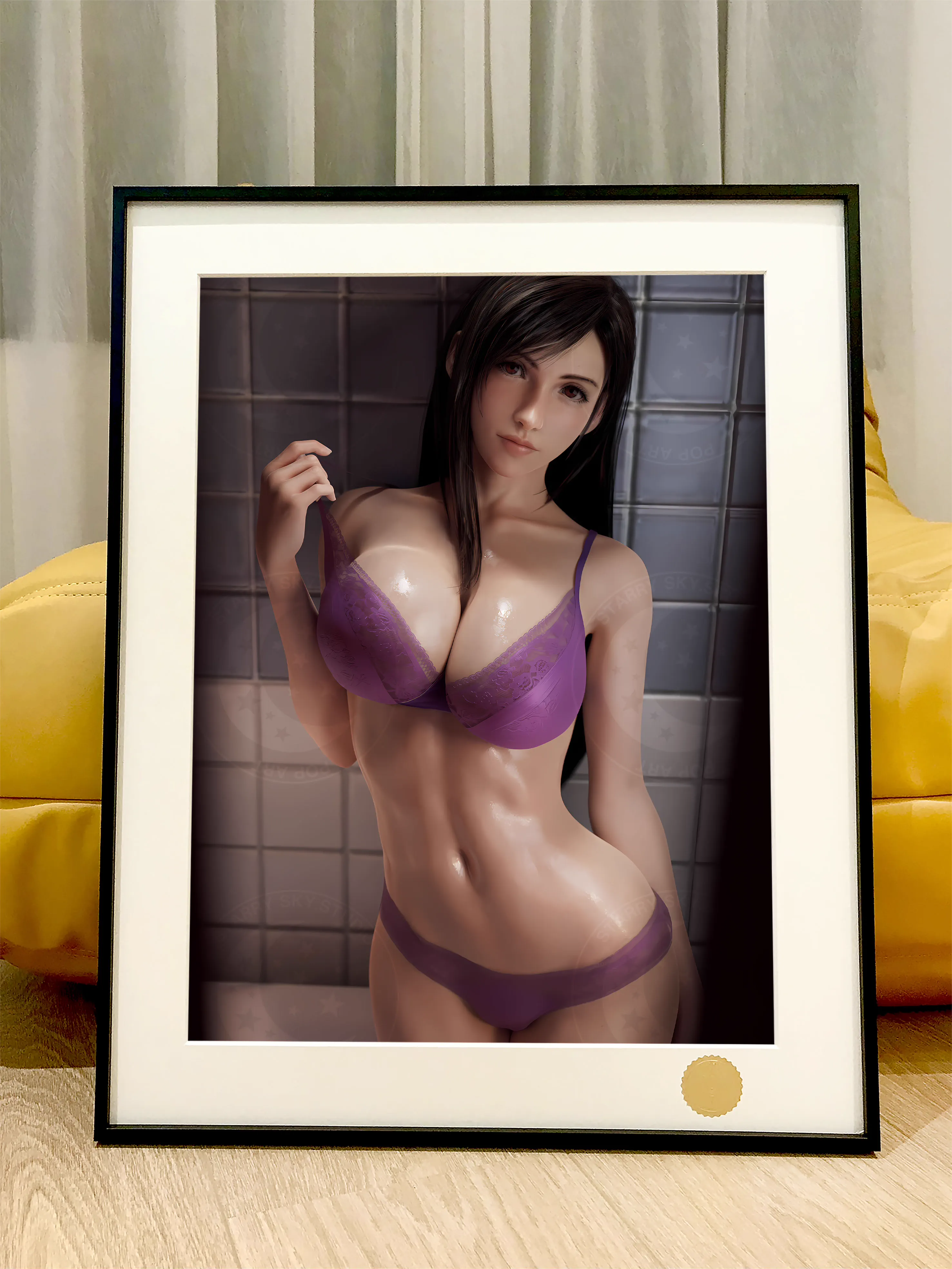 【Pre-sale】Decorative Painting of Tifa-Final Fantasy-XingKong Studio
