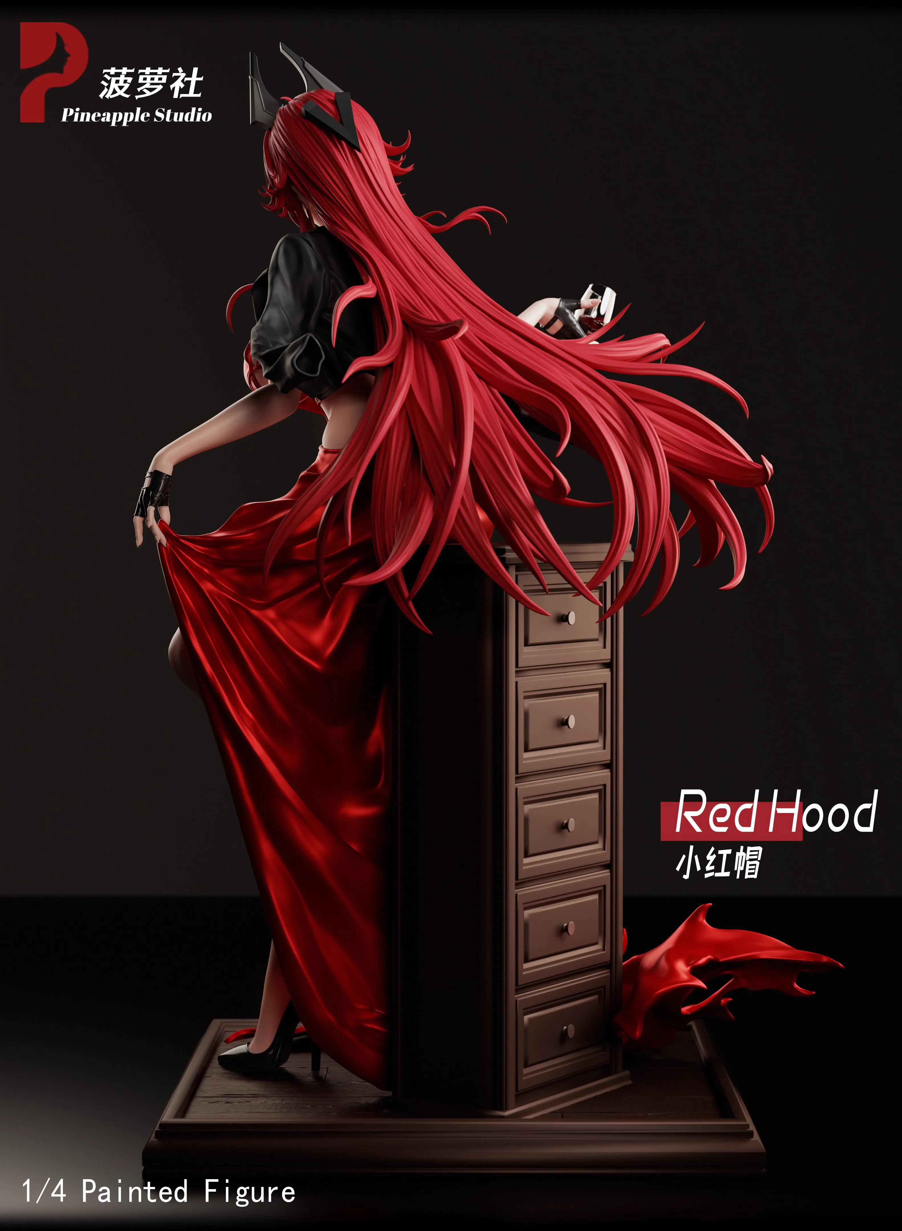 【Sold out】1/4 Scale Red Hood-NIKKE：The Goddess of Victory-Pineapple Studio