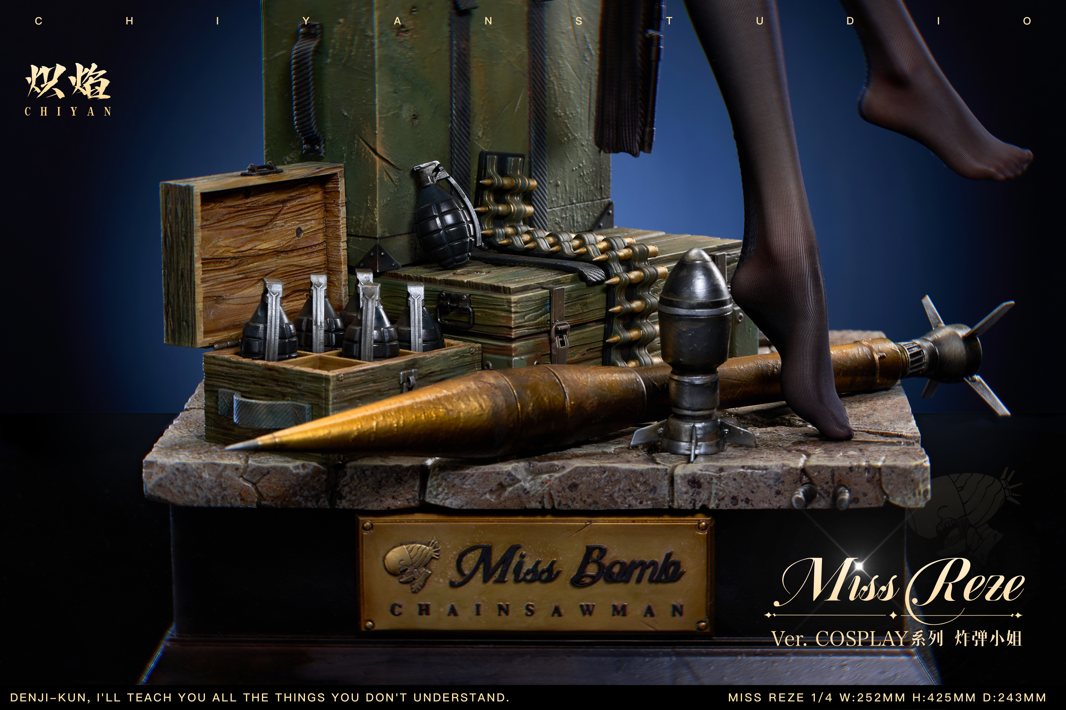 【Sold out】1/4 Scale Miss Bomb Reze-ChiYan Studio