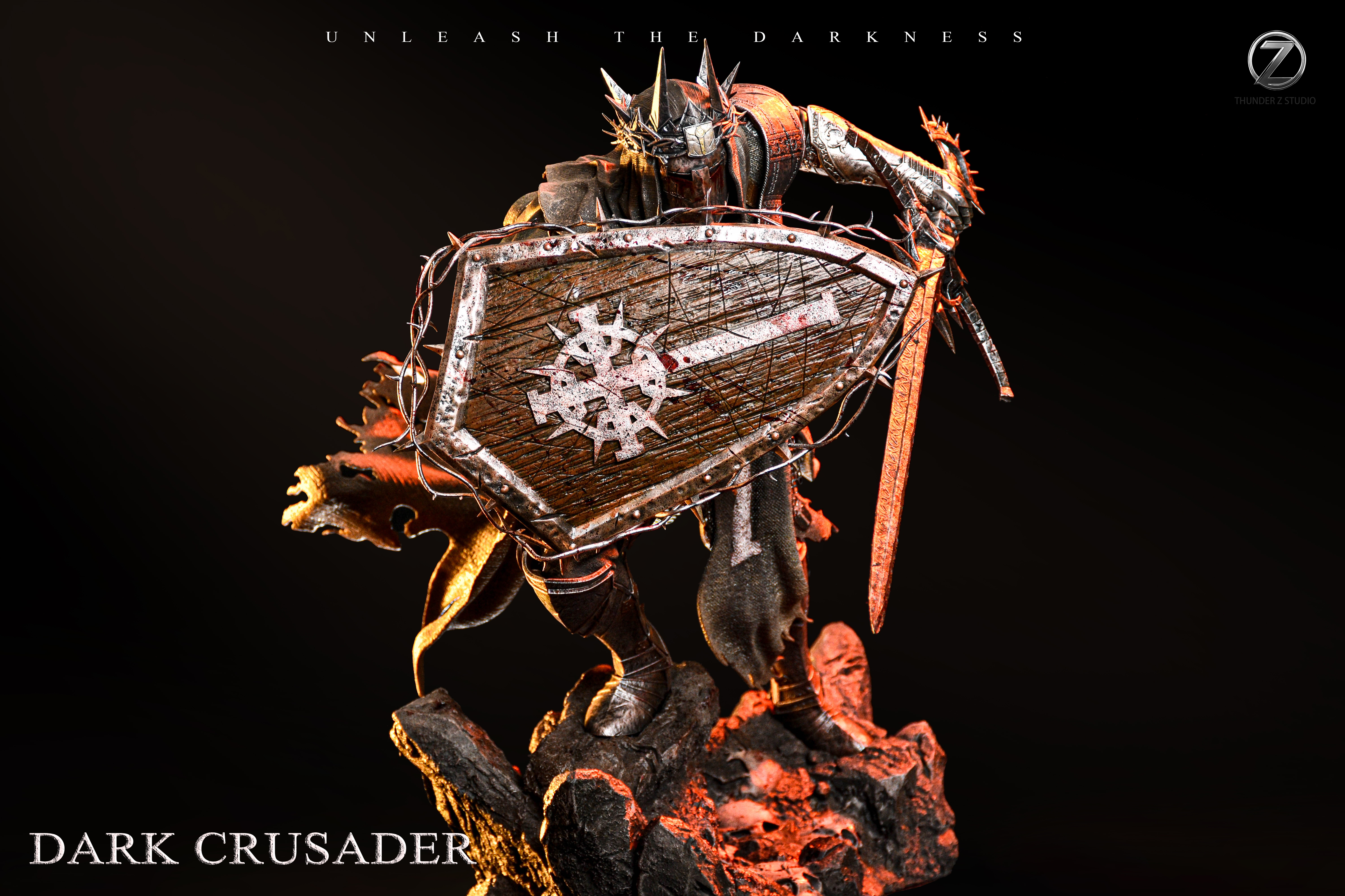【Sold out】1/4 Scale Dark Crusader-Warhammer 40,000: Dawn of War Dark Crusade-THUNDER Z STUDIO