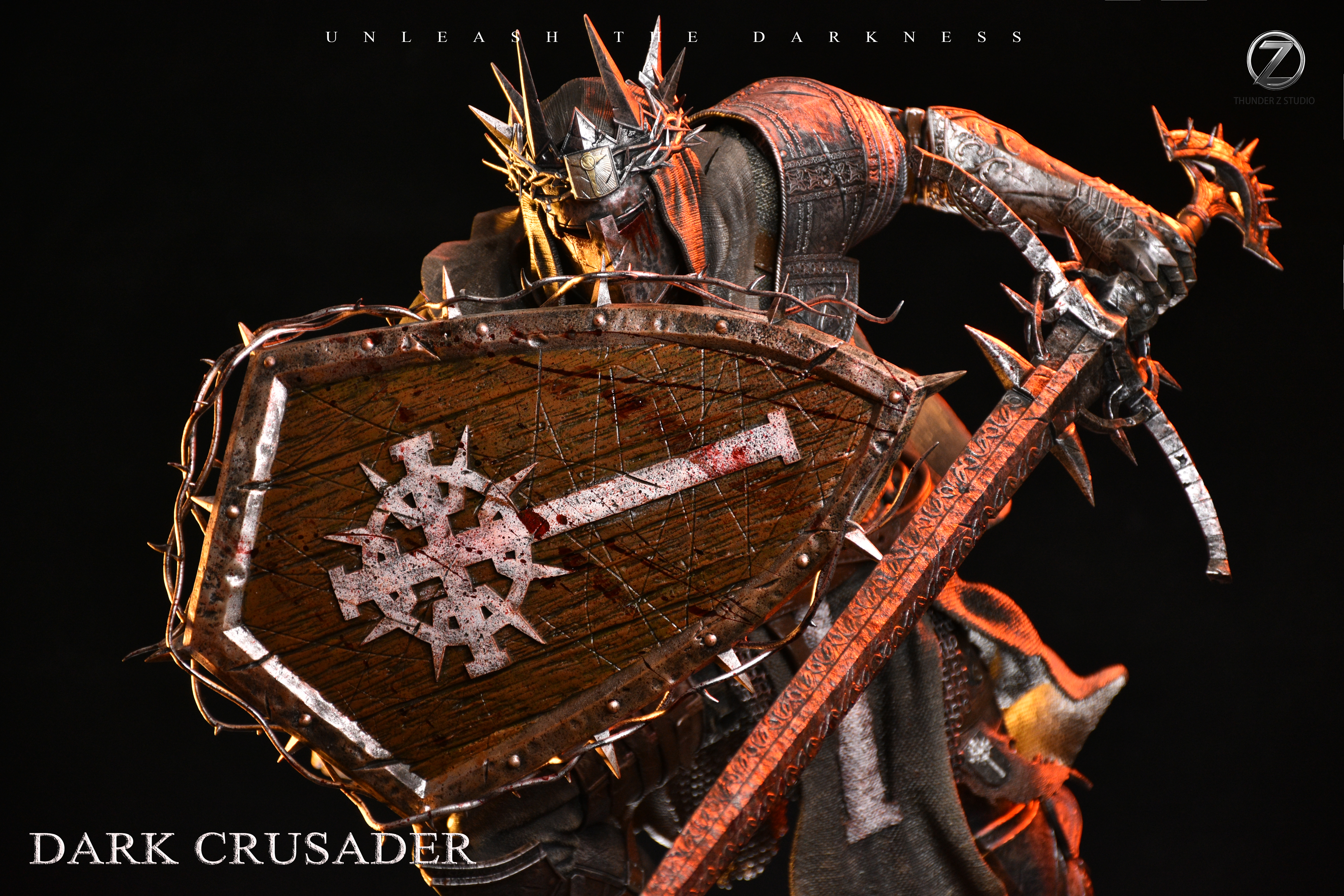 【Sold out】1/4 Scale Dark Crusader-Warhammer 40,000: Dawn of War Dark Crusade-THUNDER Z STUDIO