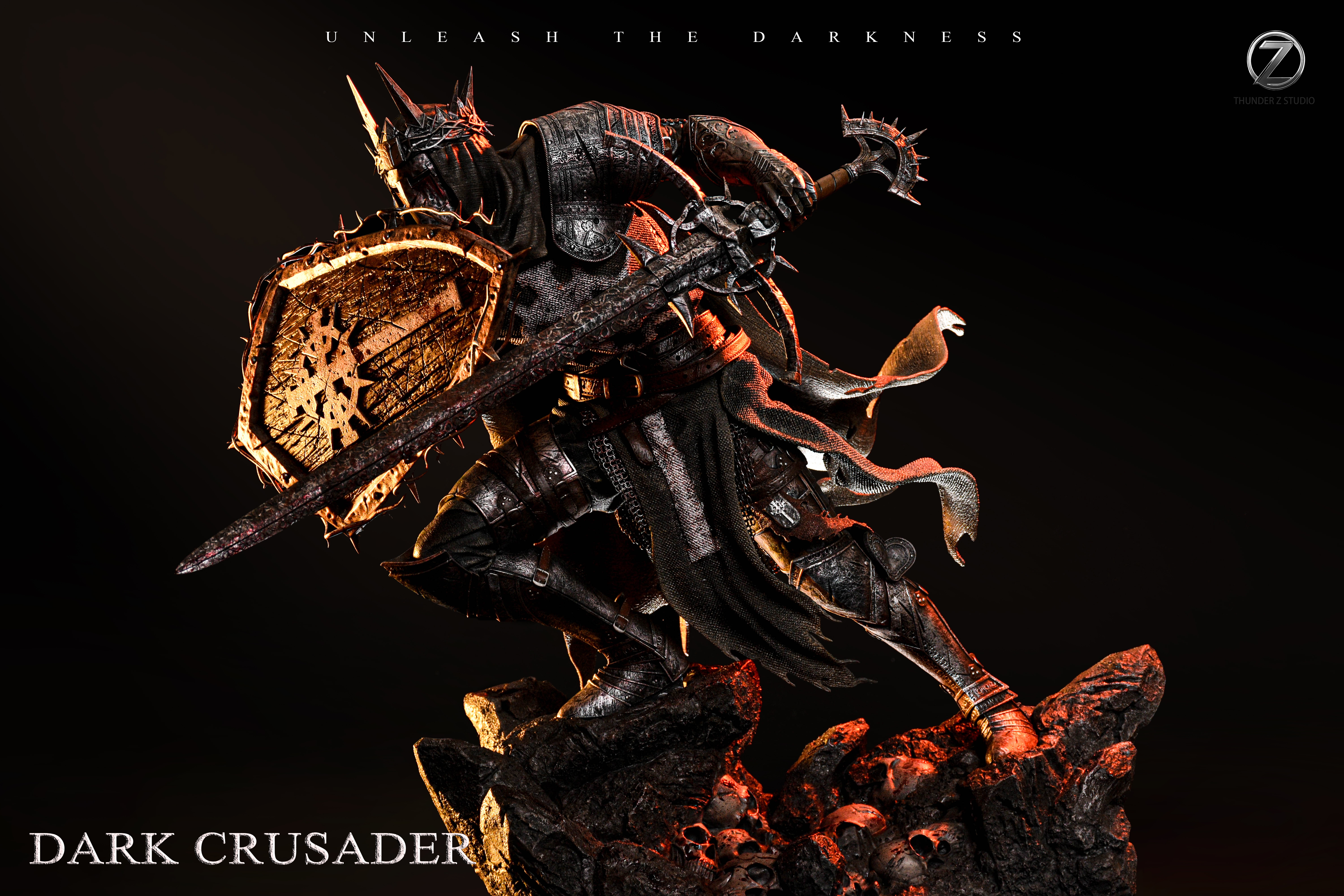 【Sold out】1/4 Scale Dark Crusader-Warhammer 40,000: Dawn of War Dark Crusade-THUNDER Z STUDIO