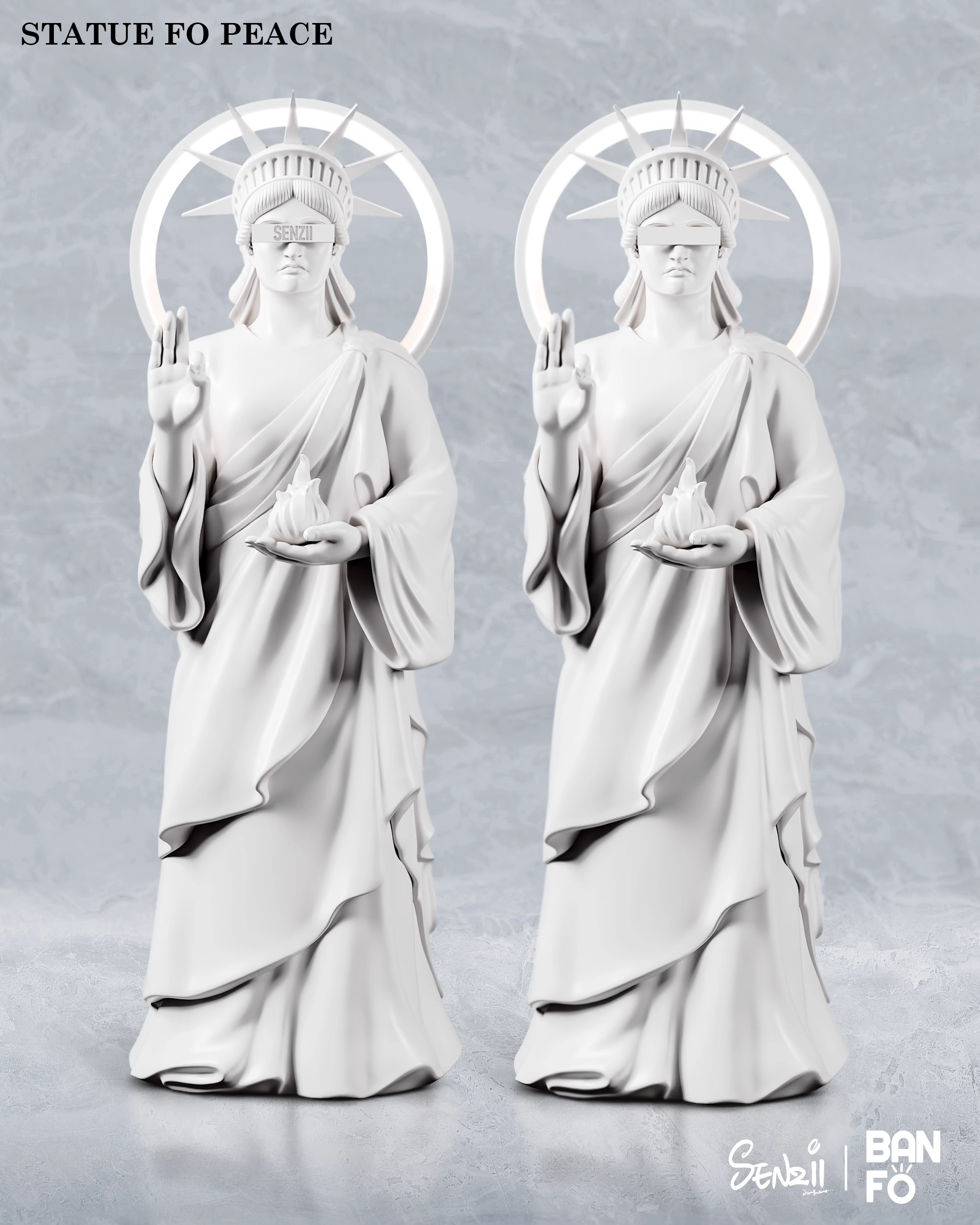 【Pre-sale】STATUE FO PEACE-Other Series-SENZII X BANFO Studios