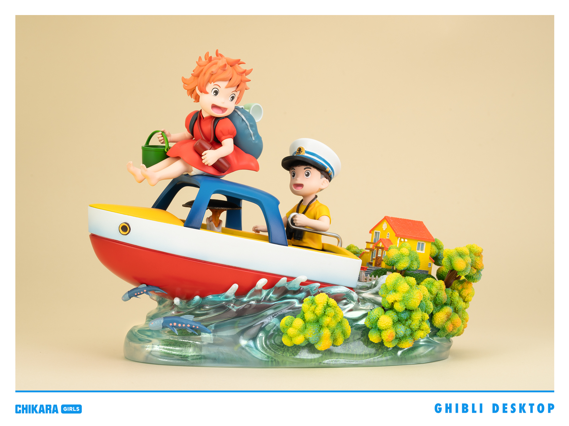 【Pre-sale】Ponyo and Sousuke-Ponyo on the Cliff-CHIKARA Studio