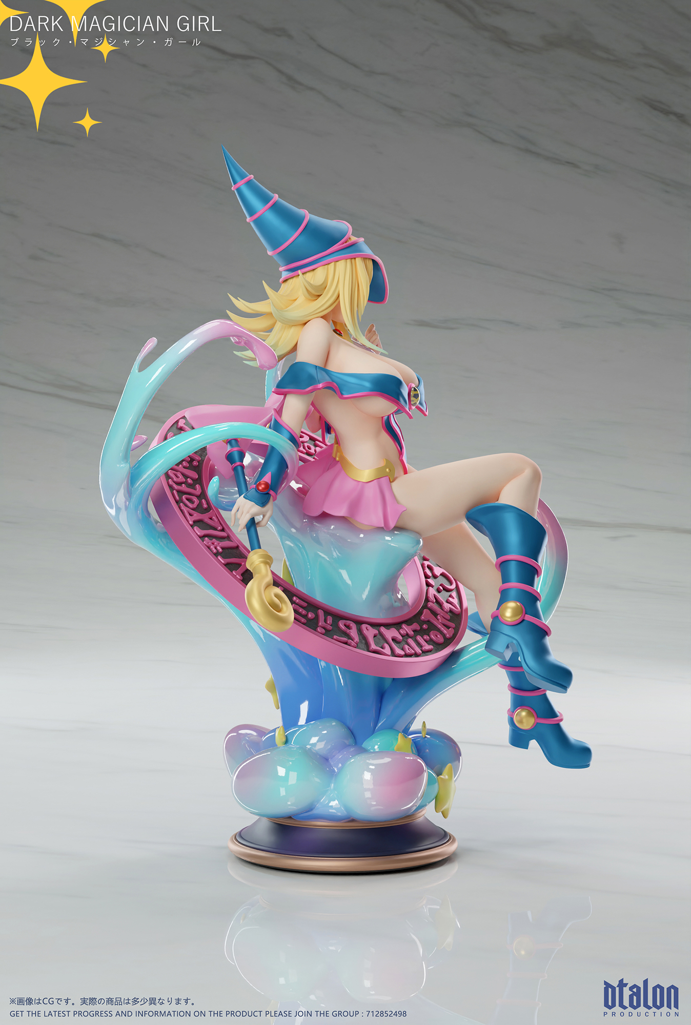 【Sold out】1/6 Scale Dark Magician Girl-Yu-Gi-Oh! Duel Monsters-Dtalon Studio