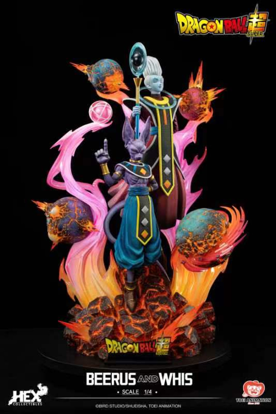 【Pre-sale】1/4 Scale Beerus and Whis Licensed-HEX Collectibles Studio