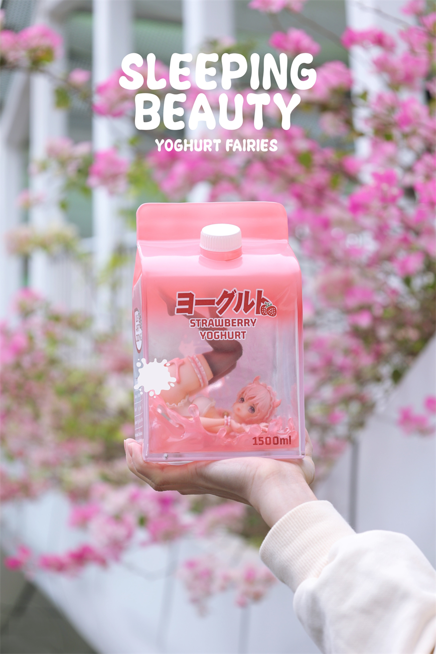 【Sold out】Milk Fairies-Milky Mirage and Yoghurt Fairies-Strawberry Dreamscape-Original Design-WeArtDoing Studio