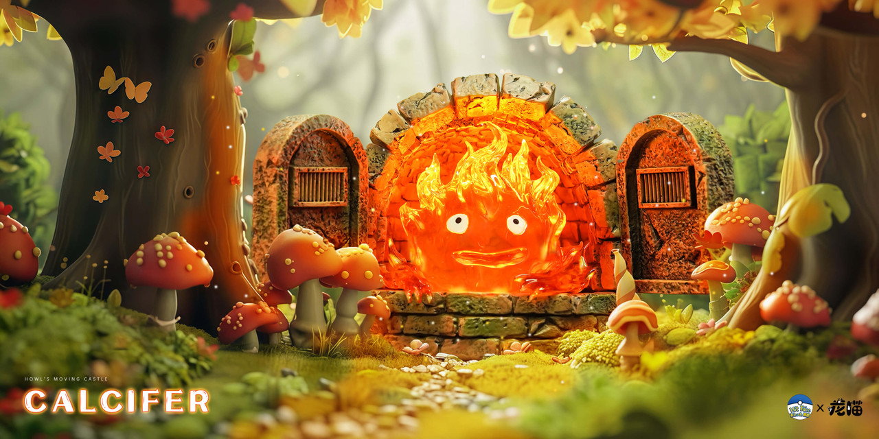 【Pre-sale】Calcifer with LED-Howl's Moving Castle-Hit Face Studio
