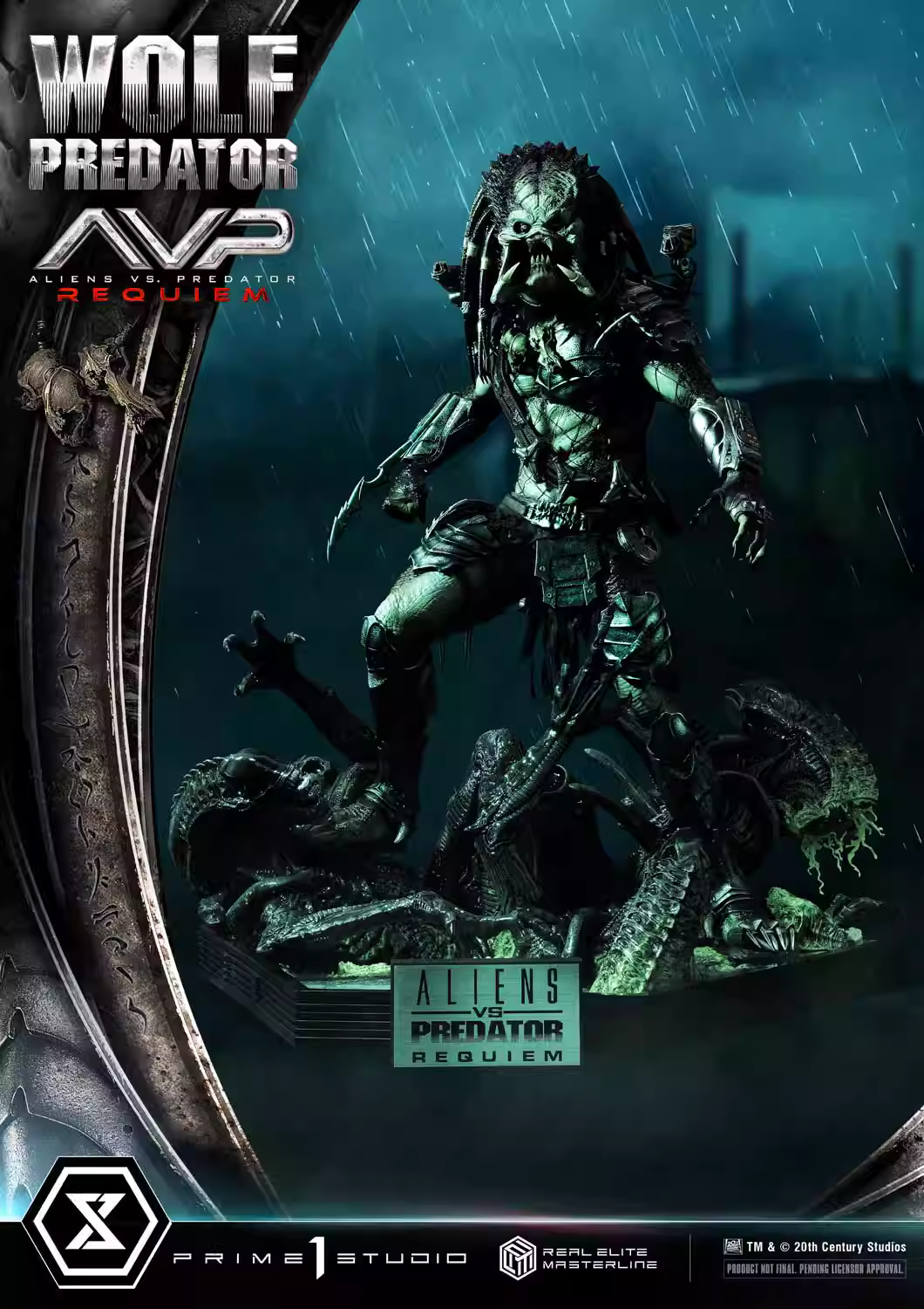 【Pre-sale】1/3 Scale Wolf Predator-Aliens vs Predator-Requiem-Prime 1 Studio