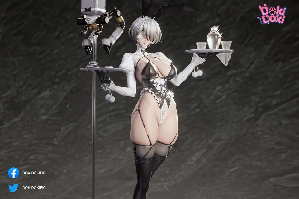 【Pre-sale】1/6 Scale Nier 2B DISH-NieR:Automata-DOKI DOKI Figures Studio