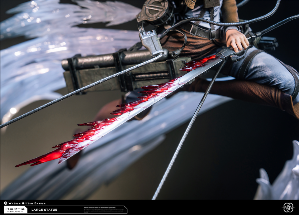 【Pre-sale】Mikasa Ackerman VS Female Titan-Attack on Titan-Hertz Studio