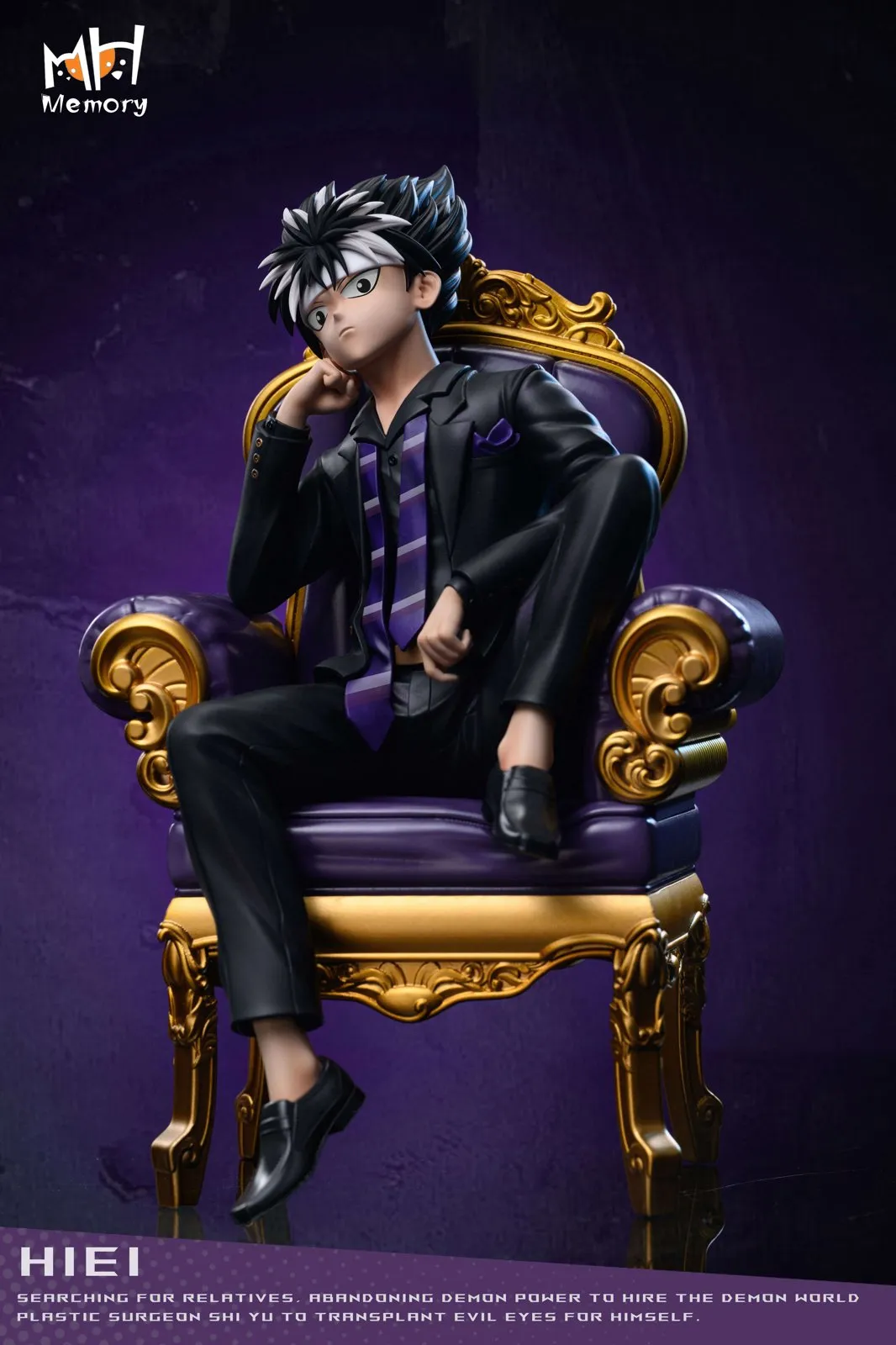【Pre-sale】1/6 Scale Sitting Hiei-YuYu Hakusho-Memory-Studio
