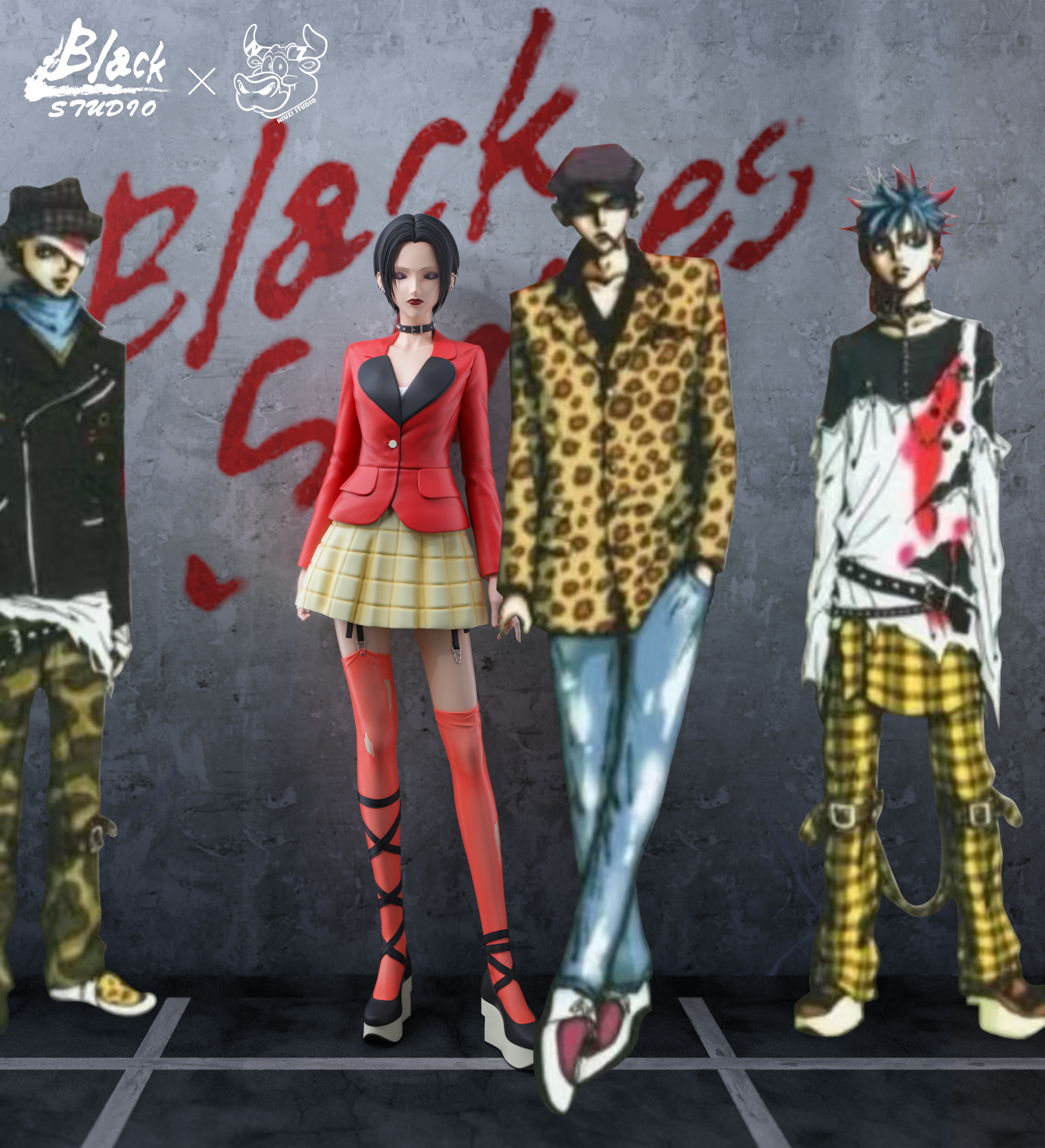 【Few Left】1/6 Scale Oosaki Nana-Nana-BLACK and NIUZI Studio