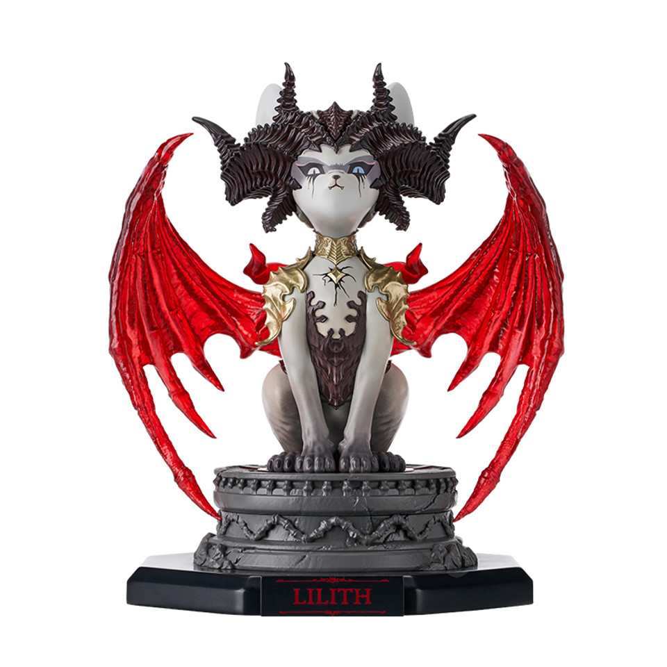 【Pre-sale】Lilith Meow Light-Up Collectible Figure-Diablo IV-Blizzard Studio