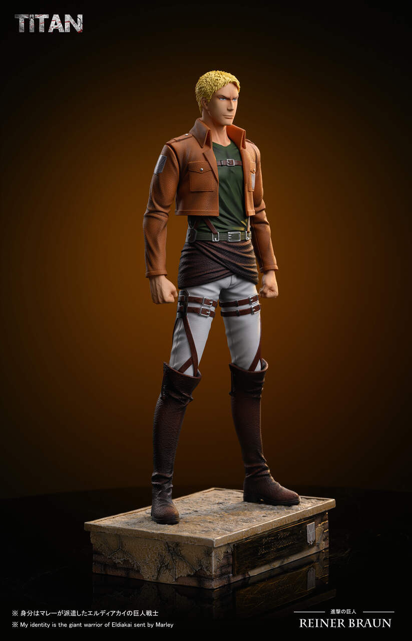 【Last one】1/6 Scale Bertholdt Hoover and Reiner Braun-Attack on Titan-Titan studio