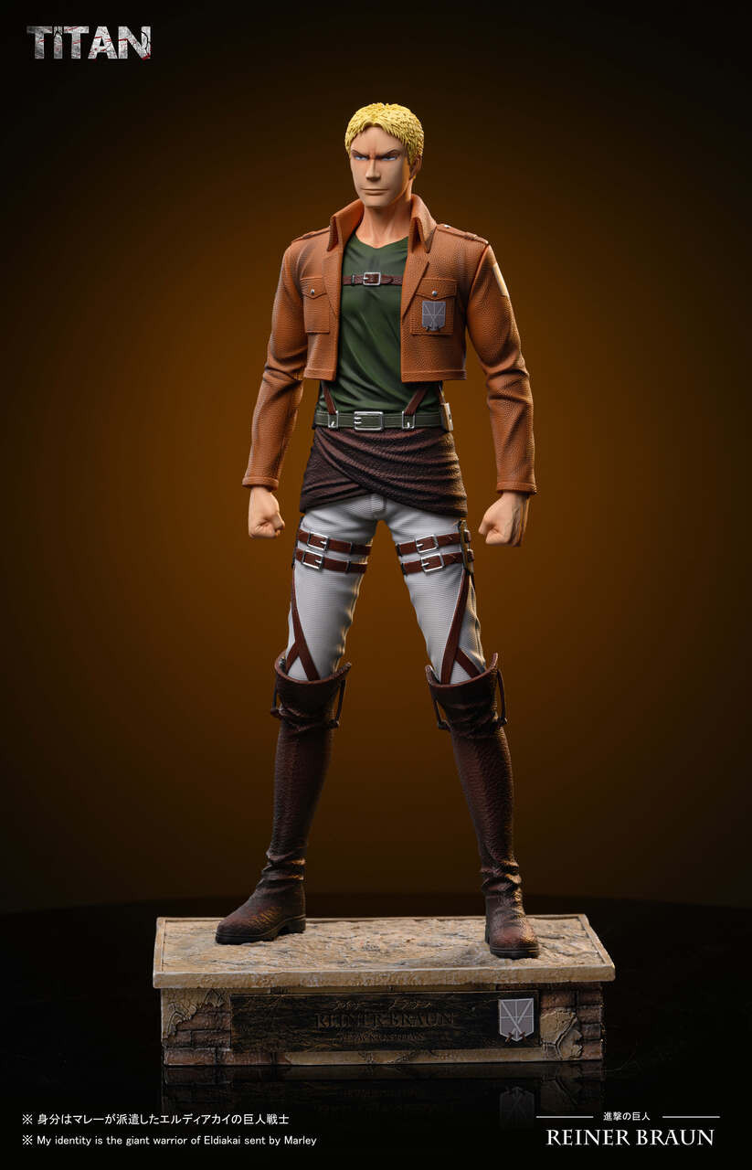 【Last one】1/6 Scale Bertholdt Hoover and Reiner Braun-Attack on Titan-Titan studio