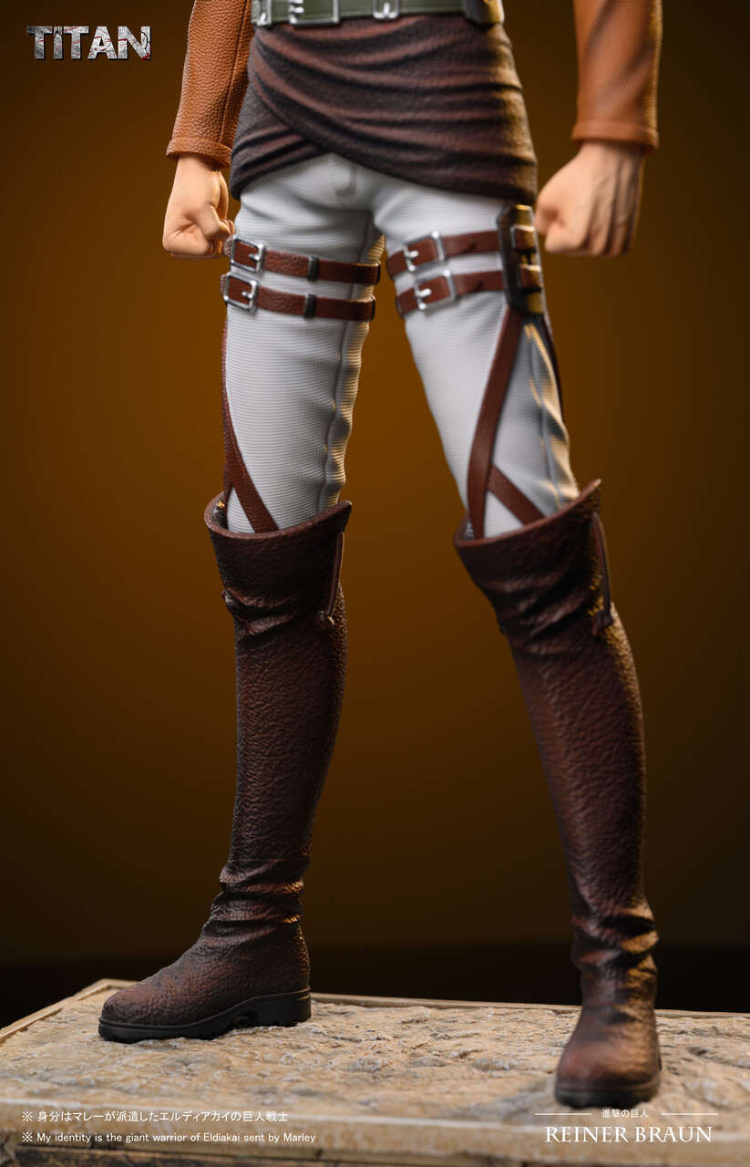 【Last one】1/6 Scale Bertholdt Hoover and Reiner Braun-Attack on Titan-Titan studio