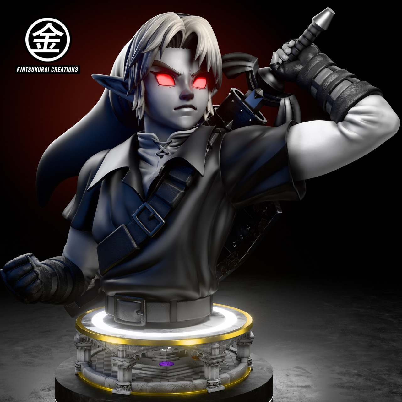 【Pre-sale】1/1 and 1/2 Scale Bust of Link-The Legend of Zelda-Kintsukuroi Creation Studio