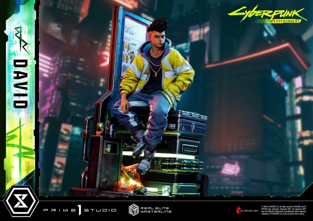 【Pre-sale】1/4 Scale David with LED-CYBERPUNK EDGERUNNERS-Prime 1 Studio