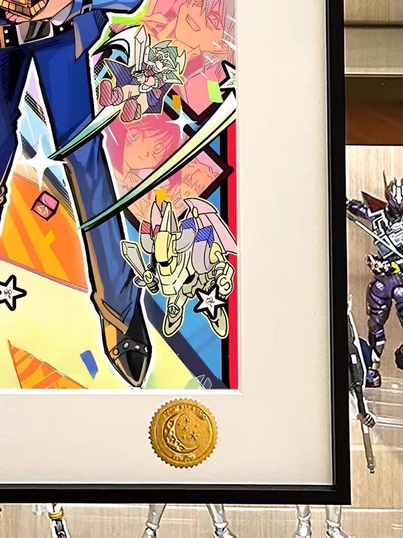 【Pre-sale】Colourful Ver. Yugi Muto Decorative Painting - Duel Monsters/ Yu-Gi-Oh! - Xingkong Studio